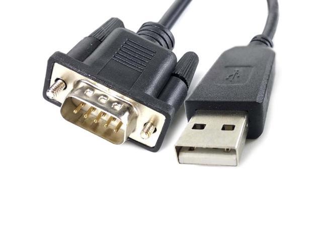 USB to RS232 DB9 Serial Cable for APC UPS 940-0024C 940-0024E Cable Replacement, SUA-1000ICH SUA-1500ICH Communication Cable Serial Kable, with...