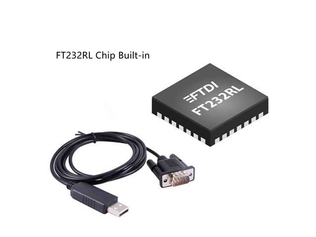 USB to RS232 DB9 Serial Cable for APC UPS 940-0024C 940-0024E Cable Replacement, SUA-1000ICH SUA-1500ICH Communication Cable Serial Kable, with...