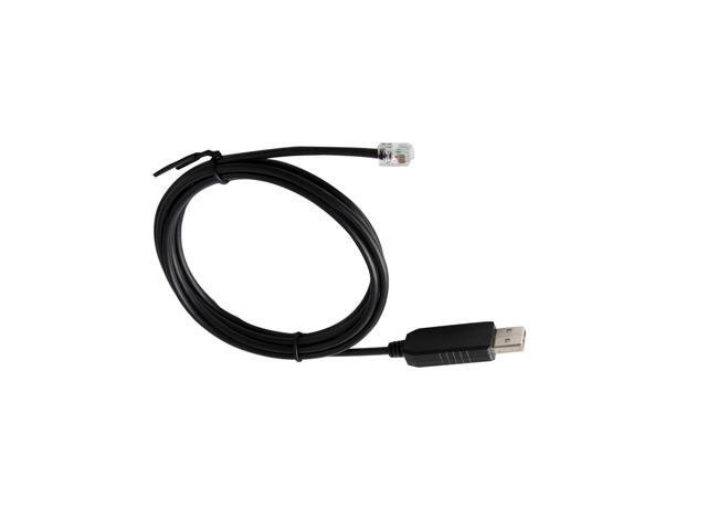 USB to RS232 RJ10 Console Upgrade Cable for Meade 505 Cable Replacement, Compatible with Meade Telescope 497 Autostar/Audiostar HC, for LX200 LX90...