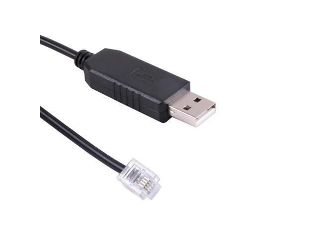 USB to RS232 RJ10 4P4C Console Upgrade Cable for Meade HC 497 Autostar Audiostar,for Meade 505 Cable Replacement, for LX200 LX90 LX850 LX600 LX80...