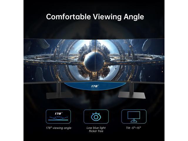 KTC 32 Inch 2K Computer Monitor 100Hz (Up to 120Hz), IPS 1440p Monitor, Ultra-Thin Bezels, HDR10, Freesync/G-sync, HDMI/DP, Tilt Adjustable,...