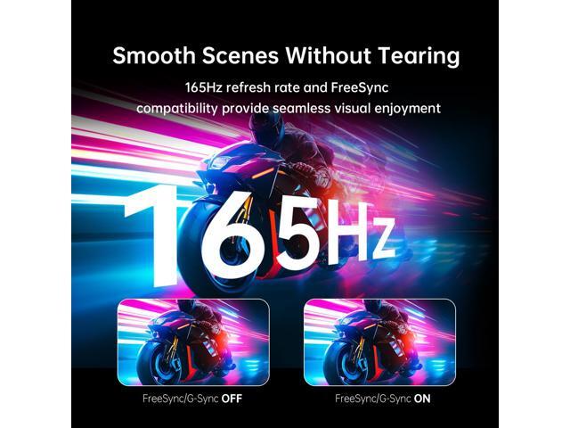 KTC 34 Inch 165Hz Ultrawide 3440X1440 Monitor, WQHD Curved Gaming Monitor, 1500R PC Monitor, HDR, FreeSync & G-Sync, HDMI, DisplayPort, VESA, Tilt...