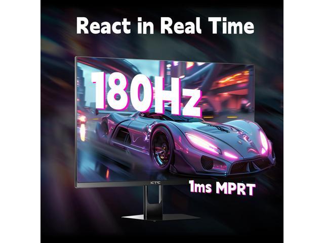 KTC Gaming Monitor 27 inch 180hz 1ms Fast IPS Screen 1080p Monitor 2 x HDMI 2.1 &1 x Display Port 1.4 Support Freesync and Wall Mount 108%...
