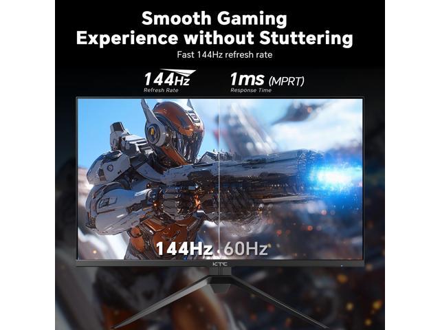 KTC 27 inch 4K 144Hz Gaming Monitor, UHD 3840 x 2160 IPS Computer PC Monitor, FreeSync & G-Sync, HDR Support, 134% sRGB, HDMI/DisPlayPort/USB, Tilt...
