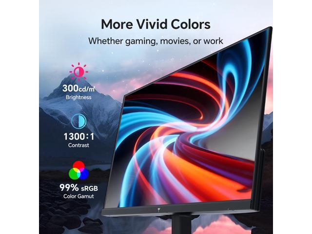 KTC 27 Inch QHD Computer Monitor 100Hz, Up to 120Hz, IPS Panel, 2K 1440P PC Gaming Monitor for Home Office, Adaptive-Sync Support, HDR10, Tilt...