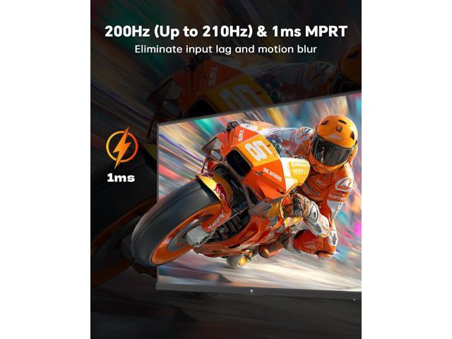KTC 27 Inch Gaming Monitor 200Hz, 1440P Monitor with Speakers, Up to 210Hz Computer Monitors Fast IPS 1ms, 131% sRGB, Adaptive Sync,...