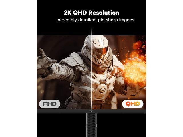 KTC 27 Inch Gaming Monitor 200Hz, 1440P Monitor with Speakers, Up to 210Hz Computer Monitors Fast IPS 1ms, 131% sRGB, Adaptive Sync,...