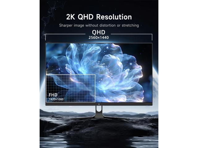 KTC 32 Inch 2K Computer Monitor, QHD (2560 x 1440) 120Hz Monitor with IPS Panel, Adaptive Sync, HDR10, HDMI/DP, Tilt Adjustable, VESA Compatible,...