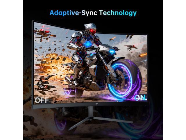 KTC 24 Inch 240Hz Curved Gaming Monitor, FHD 1080p 1500R 1ms Computer Monitor, Adaptive Sync, 3000:1 Contrast, HDR Support, HDMI 2.0 & DP 1.4, Low...