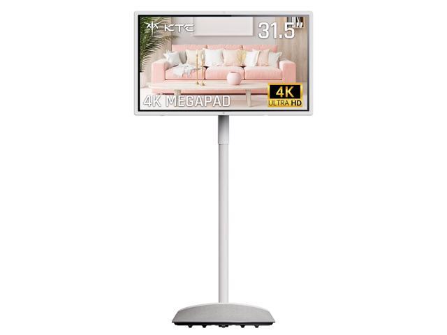 KTC 32' 4K Smart Portable TV MEGAPAD, Google EDLA Certified, UHD Touchscreen TV on Wheels, Speaker & Camera, 16G+256G Storage, Built-in Battery,...