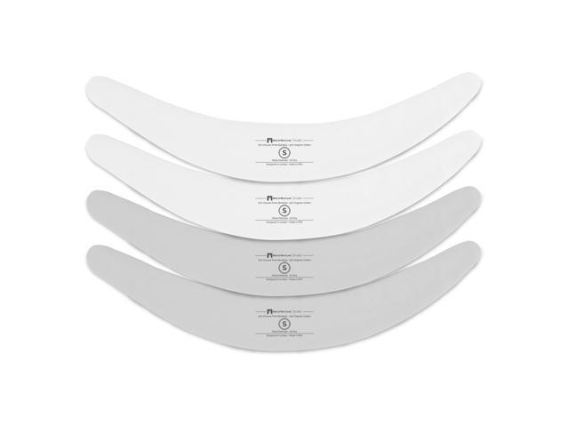 More of Me to Love Organic Cotton and Bamboo Tummy Liner 4-Pack Small (2 x Pearl White and 2 x Stone Gray)