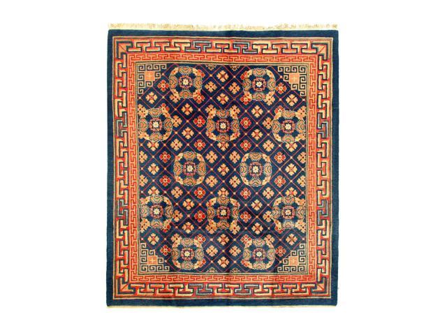 Photos - Area Rug Canvello 1940's Fine Hand Knotted Antique Tabetan rug - 8'3" X 9'8" D11646