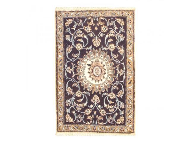 Photos - Area Rug Canvello Genuine Persian Nain Beige Wool Rug - 3' X 5' D07422