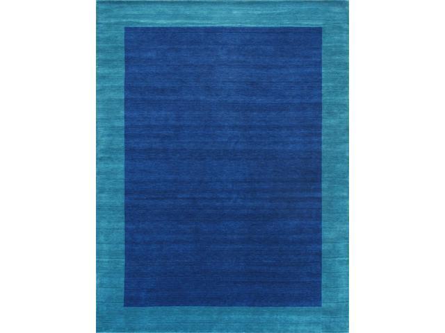 Photos - Area Rug Canvello Modern Blue Hand-Loomed Silk & Wool Charcoal - 4' X 6' CA