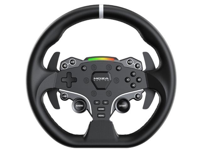 Moza Racing - R5 Direct Drive Sim Racing Bundle with 5.5Nm of force for PC (Pedals, Wheelbase, & Steering Wheel) - Black - image 4
