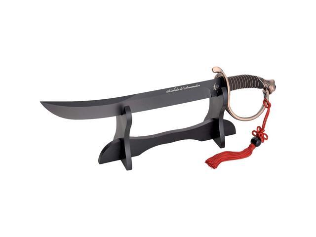 Boker Due Cigni Sabre Sommelier, Stainless Steel Black PTFE Blade Coating, Black