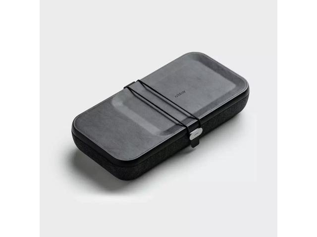 Orbitkey NEST Portable & Custom Desk Organizer Case with Wireless Charger, Black