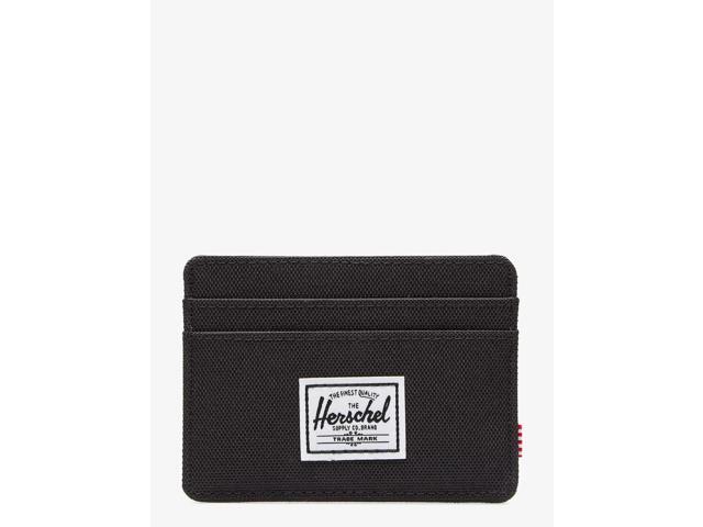 Herschel Supply Co Men's Charlie RFID Protected Card Case Wallet, Black