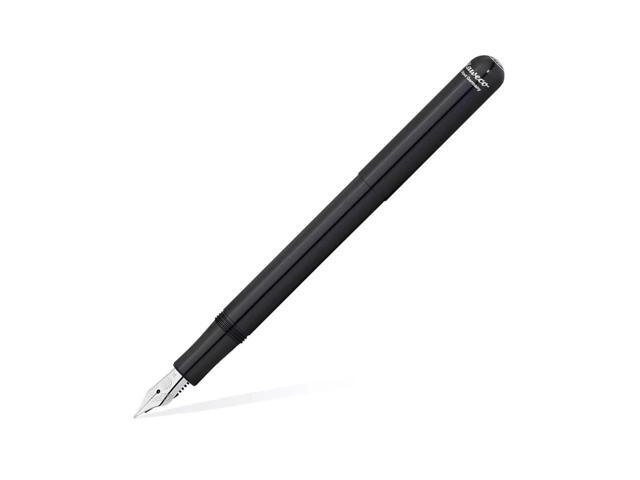 Kaweco Liliput Classic Lightweight Aluminum Body Fountain Pen, Black, Medium Nib
