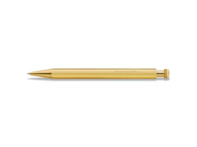Kaweco Special Refillable Brass Ballpoint Pen in Octogonal Eight-Edge Format