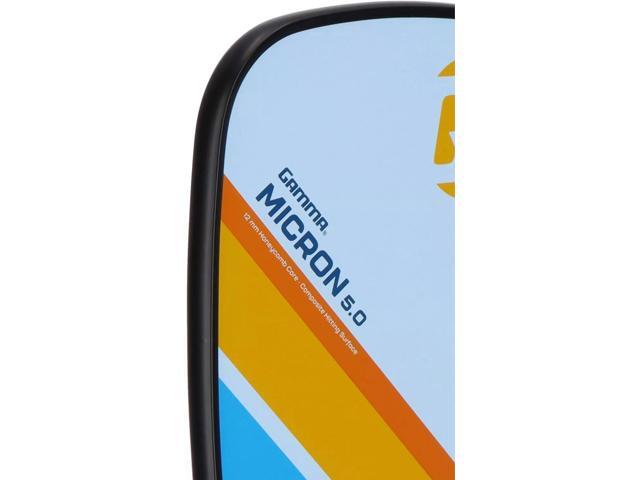 Gamma Micron 5.0 Pickelball Paddle, Blue & Orange