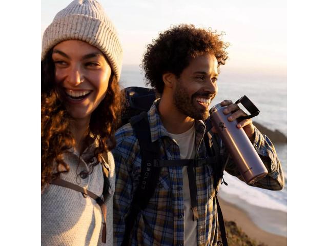 Hydro Flask Insulated Lightweight Wide Mouth Trail Series, 40oz - Obsidian