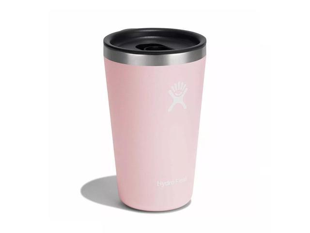 Hydro Flask Insulated Tumbler with Lid and Double Wall, 16 oz - Trillium Pink