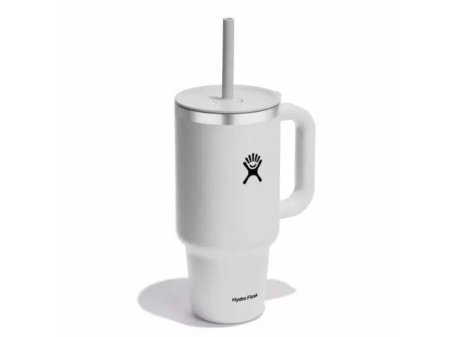 Hydro Flask Insulated Tumbler with Lid and Double Wall, 32 oz - White