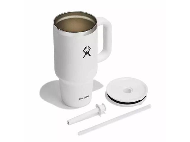 Hydro Flask Insulated Tumbler with Lid and Double Wall, 32 oz - White