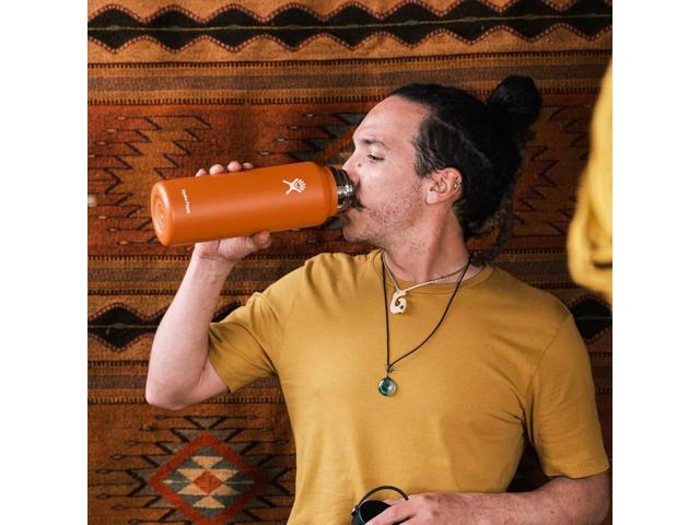 Hydro Flask Vacuum Insulated Wide Mouth Water Bottle, 32 oz - Fir