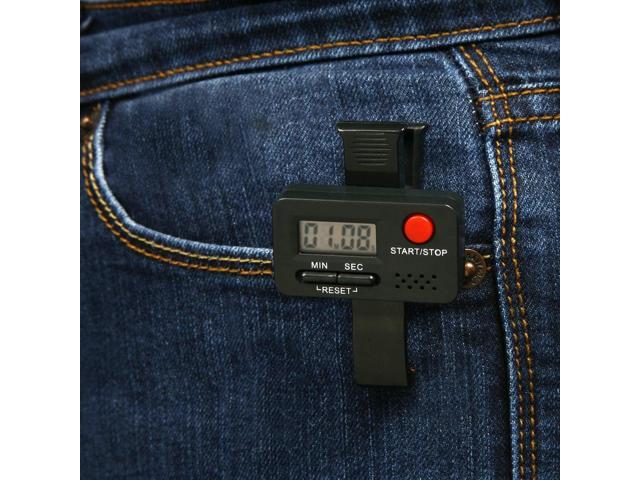 Norpro 1493 Black Digital Clip-On 99 Minute Cooking Timer - Plastic Body