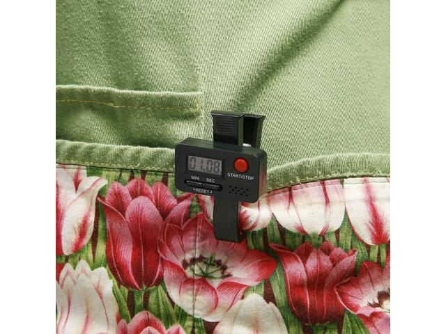 Norpro 1493 Black Digital Clip-On 99 Minute Cooking Timer - Plastic Body