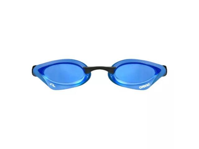 Arena Unisex Cobra Ultra Swipe Racing Swim Goggles, Anti-Fog, Blue/Blue/Black