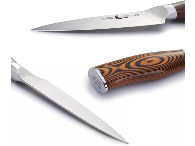 TUO Cutlery 5'' Utility Kitchen Knife - Fiery Phoenix Series, Stainless Steel