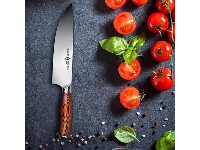 TUO Cutlery Chef Knife Fiery Phoenix 8' High Carbon German, Stainless Steel
