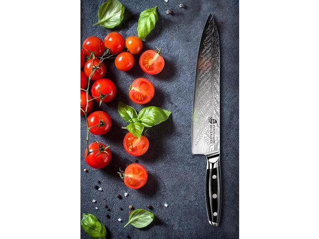 TUO Cutlery 10'' Chef Knife - Black Hawk-S Series, Vegetable & Meat Cleaver