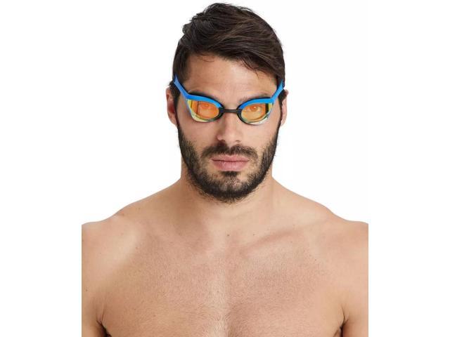 Arena Unisex Cobra Ultra Swipe Mirror Lens, Swim Goggles, Emerald/Cyber Lime