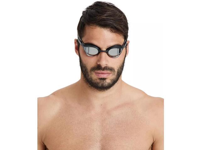 Arena Unisex Cobra Core Swipe Anti-Fog Racing Swim Goggles - Silver/Black