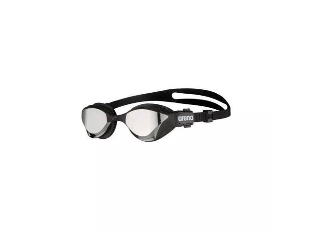 Arena Unisex Adult Cobra Tri Swipe Mirror Lens Swim Goggles, Silver/Black