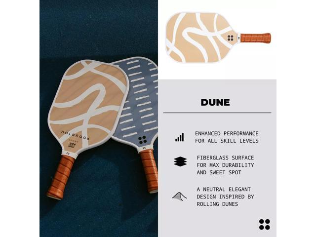Holbrook Pickleball Dune Design Sport Series Pickleball Paddle - Durable Fiberglass Surface
