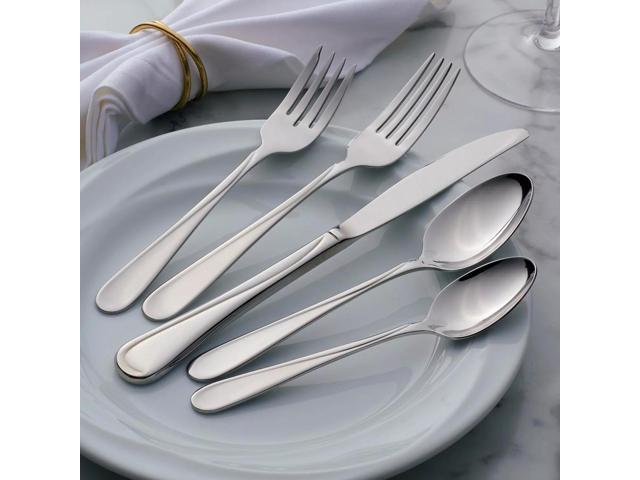 Oneida Flight 45-Piece Stainless-Steel Flatware Set, Service for 8 (2865045A)