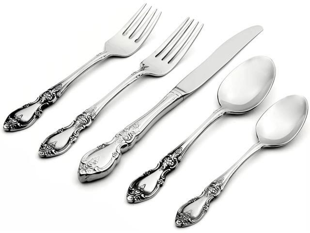 Oneida Louisiana 45-Piece Service For 8 Flatware Set, Silver