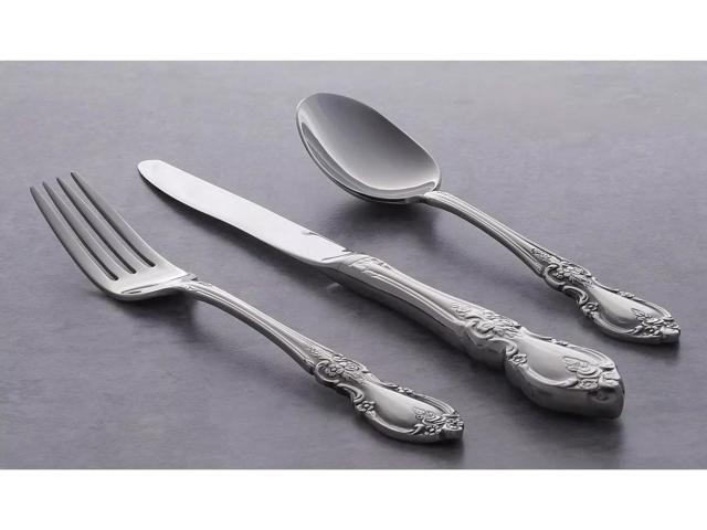 Oneida Louisiana 45-Piece Service For 8 Flatware Set, Silver