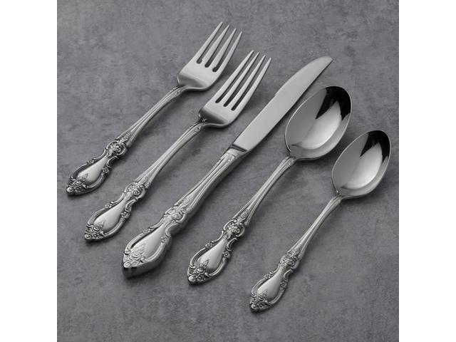 Oneida Louisiana 45-Piece Service For 8 Flatware Set, Silver