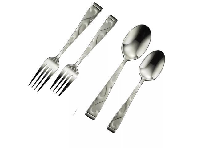 Oneida B340045B Tuscany 45-Piece Flatware Set, Service for 8