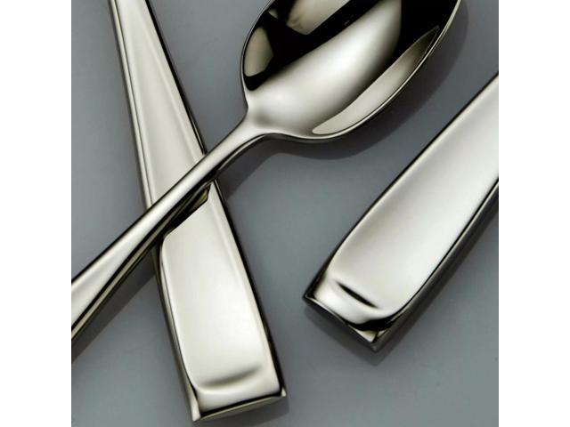 Oneida Flatware Set Moda Teaspoons, Set of 4, Silver