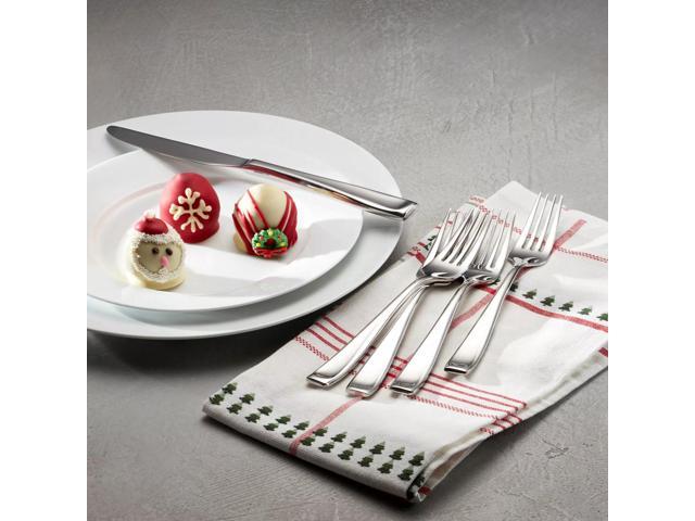 Oneida Moda Stainless Steel 65-Piece Flatware Set, Service for 12, Silver