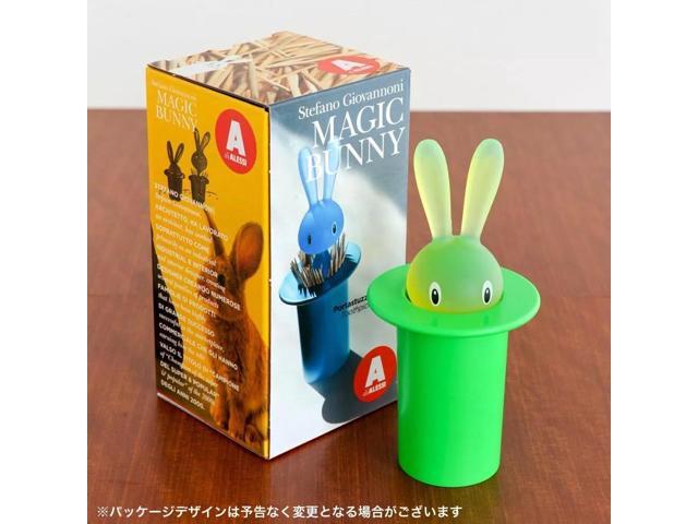 Alessi Magic Bunny Toothpick Holder, Green