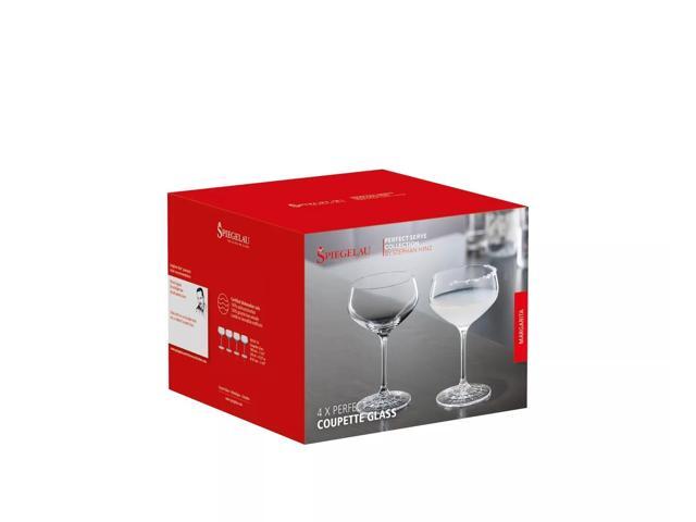 Spiegelau Prefect Coupette Cocktail & Coupe Martini Glasses, Pack of 4 - Clear