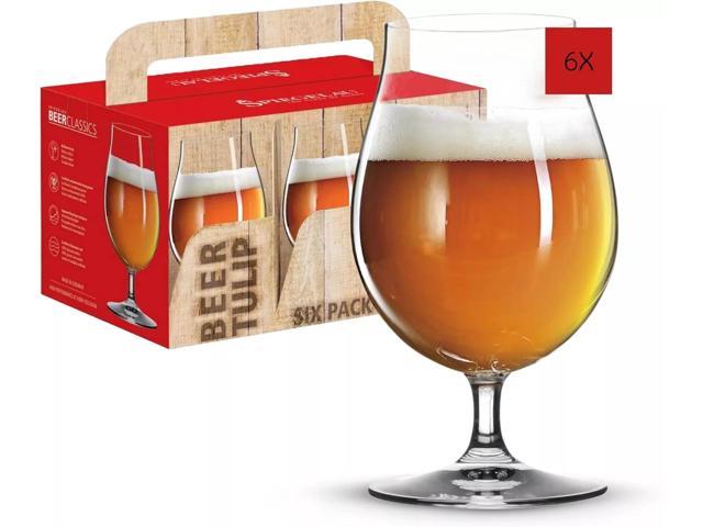 Photos - Glass Spiegelau Pack of 6 Classic Tulip Beer Glasses, Dishwasher Safe - Clear 4991884 